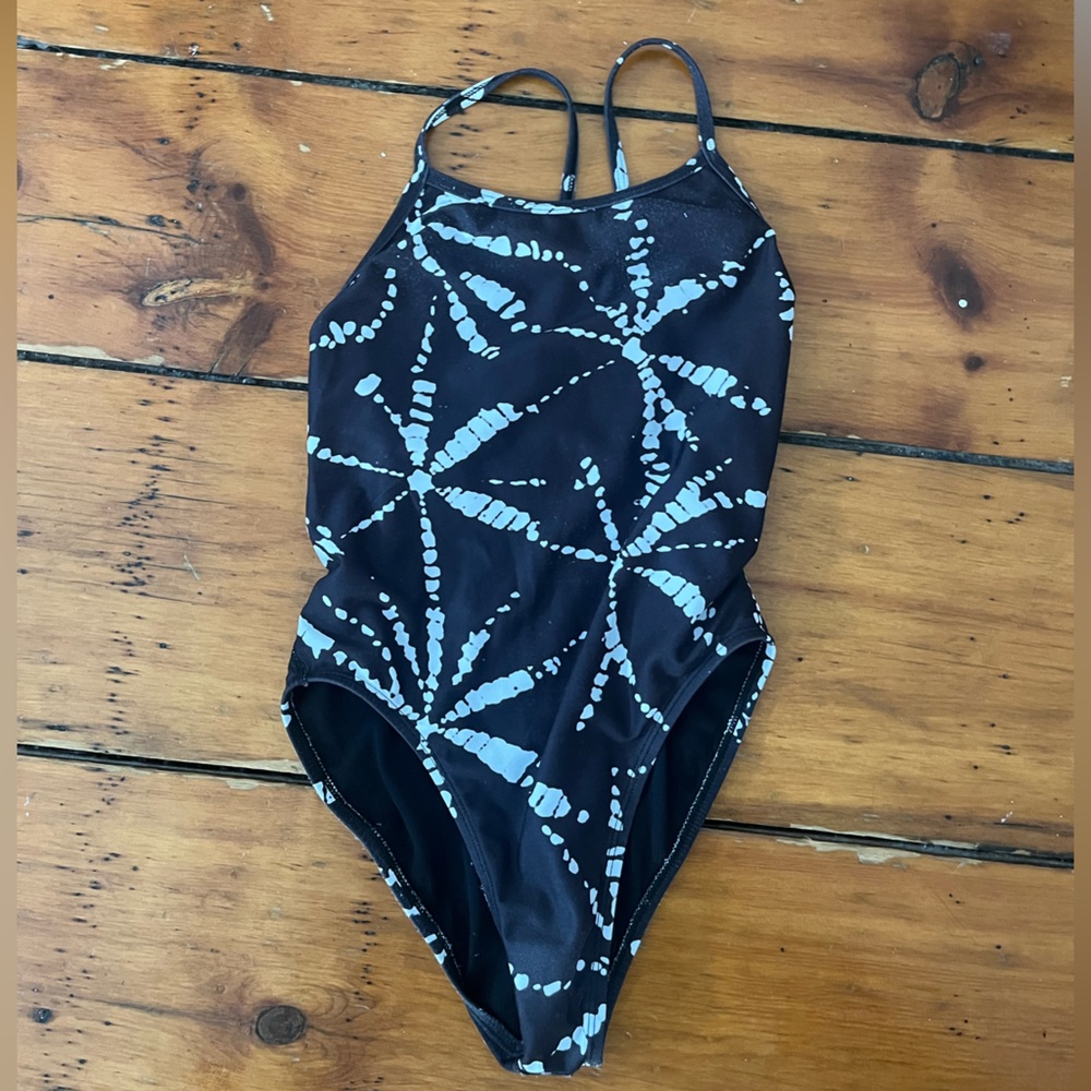 Jolyn Perry Black Patterned Swimsuit